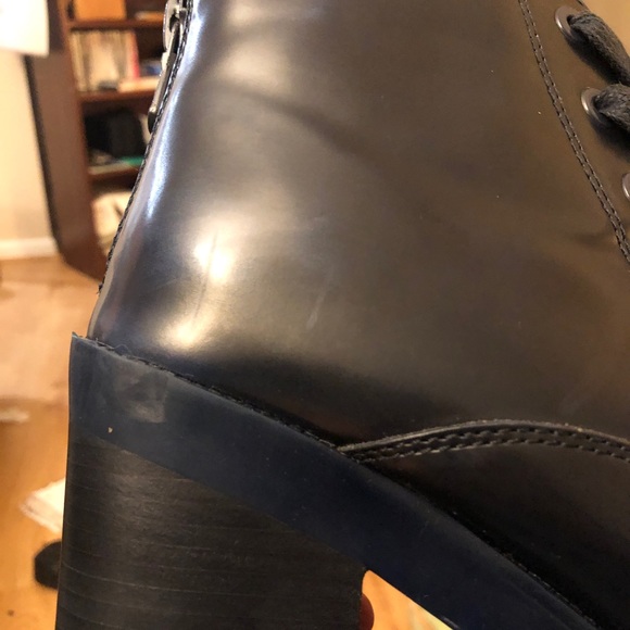 ALDO Serinna Navy Platform Boot - Picture 6 of 9